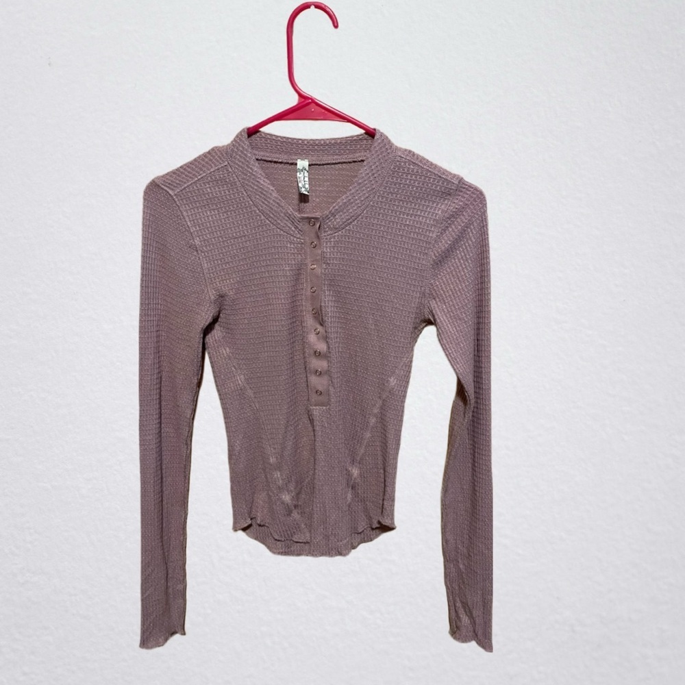 FP Movement by Free People Dusty Pink Long Sleeve Top - Picture 2 of 5